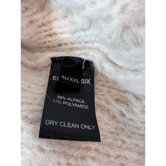 Eleven Six Women's Ivory Zaria Embellished Alpaca Sweater Size XL/XXL NWOT - Picture 8 of 9